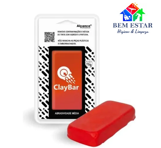 Clay Bar 75gr Abrasividade Média - Alcance