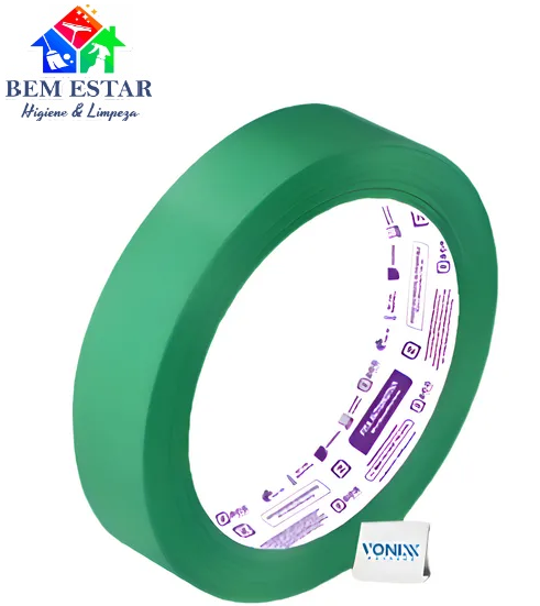 Fita Automotiva 80C Verde 18mm X 40m Lisa -  Zacs