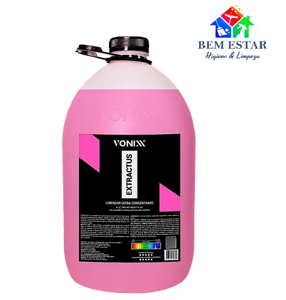 Limpador Concentrado Estofados e Carpetes Extractus 5L - Vonixx