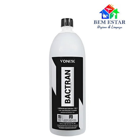 Limpador Bactericida Estofados e Carpetes Bactran 1,5L - Vonixx