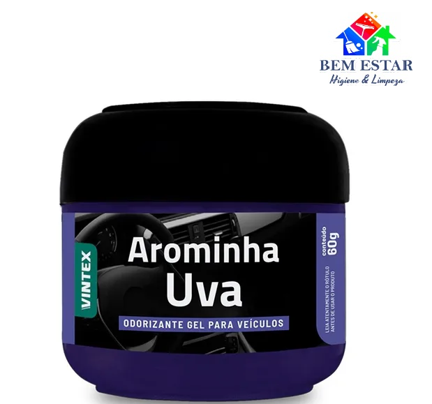 Aromatizante Cheirinho Odorizador Uva Gel 60gr - Vintex