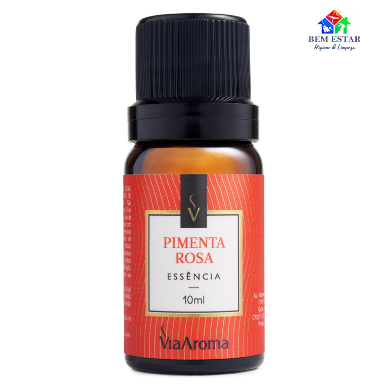 Essência Clássica Pimenta Rosa 10ml - Via Aroma