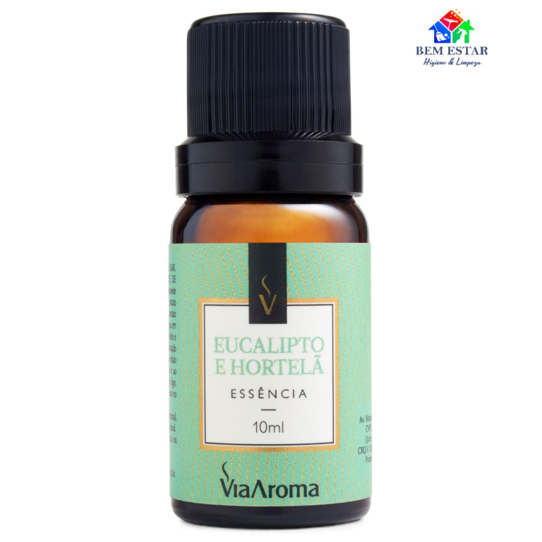 Essência Clássica Eucalipto e Hortelã 10ml - Via Aroma