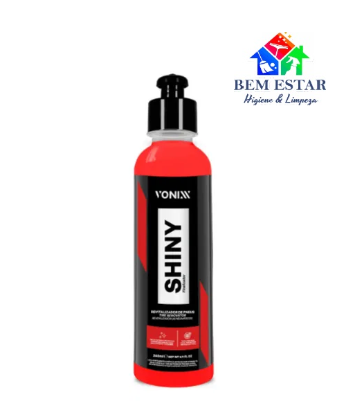 Revitalizador De Pneus Shiny 240ml - Vonixx
