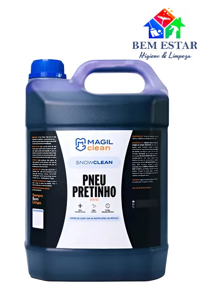Pneu Pretinho Semi Gel 5L - Magil Clean