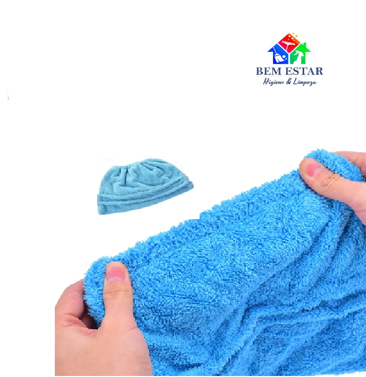 Capa de Microfibra Reutilizavel P/ Rodo e Vassoura