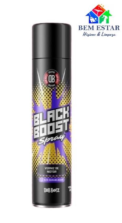 Verniz Para Motor Black Boost 400ml Spray - Dub Boyz