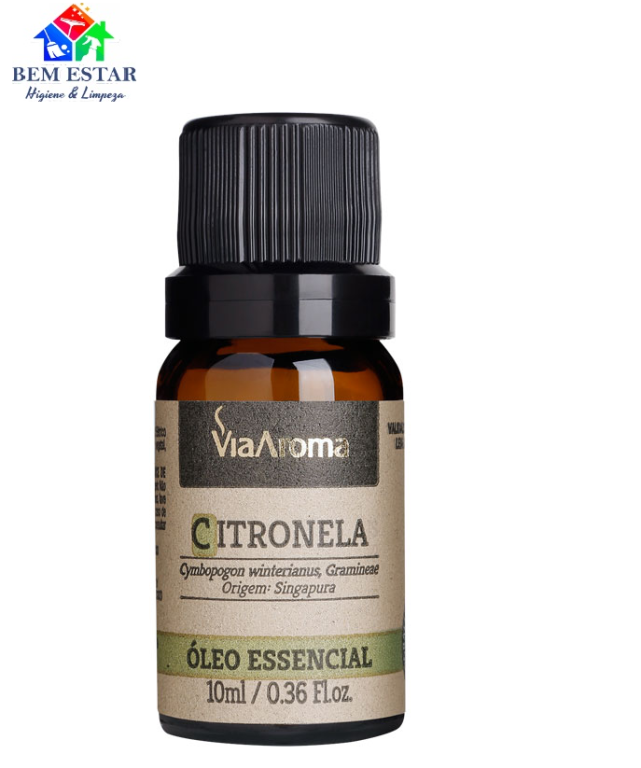 Óleo Essencial Citronela Via Aroma - 10ml