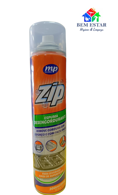 Espuma Desengordurante 300 ml Zip Clean - My Place
