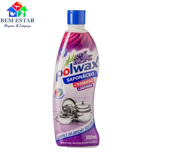 Saponáceo Cremoso 300ml Lavanda - Polwax