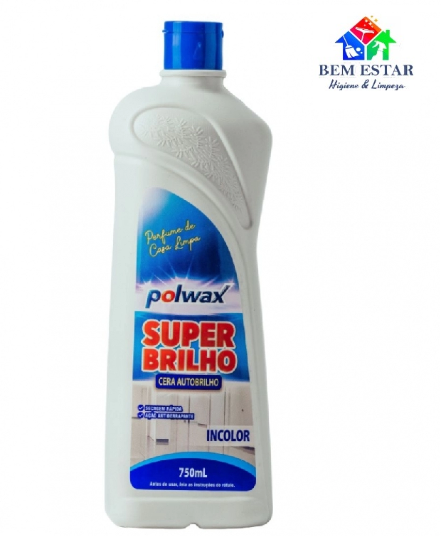 Cera Autobrilho Incolor 750ml - Polwax
