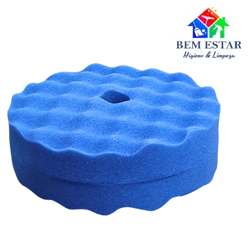 Boina Dupla Face De Espuma Azul Refino  6" - Sigma Tools