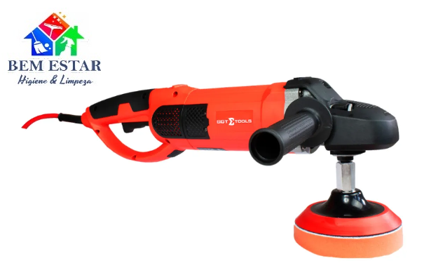 Politriz Rotativa 5" Red&Shine 1400W  Cabo 180 Graus 220V SGT-5126 - Sigma Tools