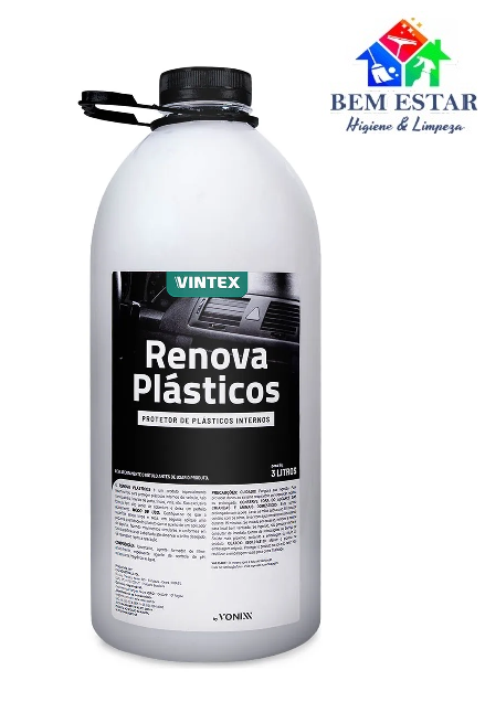Protetor De Plásticos Internos Renova 3 Litros - Vintex Vonixx