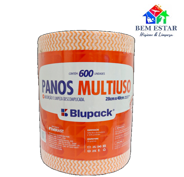 Bobina Multipanos Laranja 28x30 - 240mts - BomPack