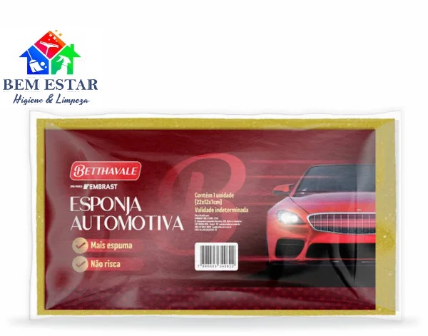 Esponja Automotiva 22x12x7 - Betthavale