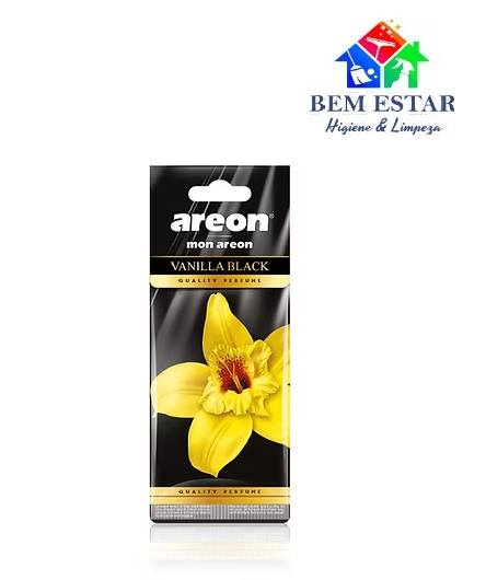 Aromatizador Automotivo Mon Vanilla Black - Areon