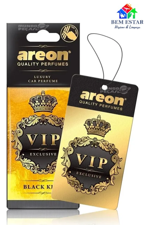 Aromatizador Automotivo VIP Black King - Areon