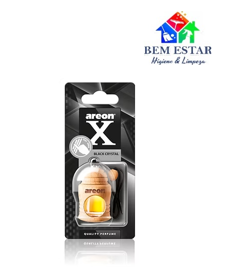Aromatizador Automotivo Fresco X Version Black Crystal - Areon