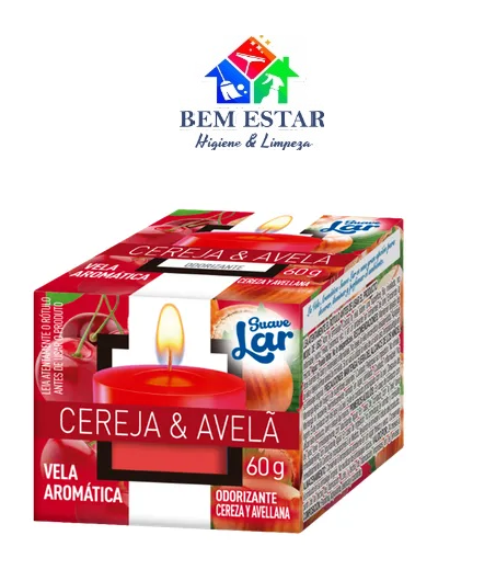 Vela Aromática 60g Cereja e Avelã - Gióca