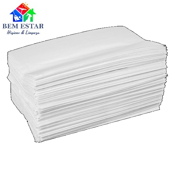 Guardanapo Blupack Branco Estojo 14x14cm 3000UN  - BomPack