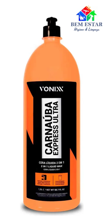 Cera Líquida Carnaúba Express Ultra 1.5l - Vonixx