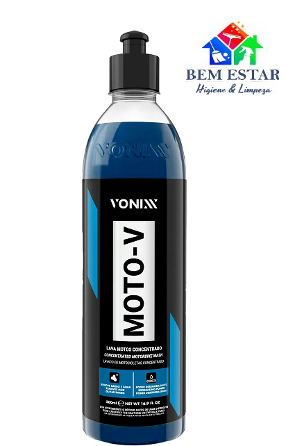 Shampoo Desengraxante MOTO V Lava Motos 500ml  - Vonixx