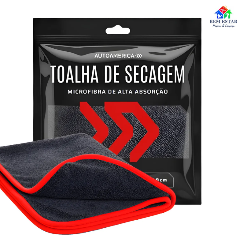Toalha de Secagem 60x90 600gsm - AutoAmerica