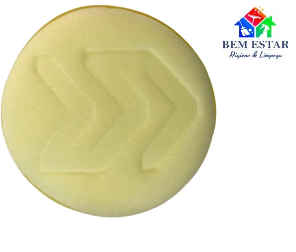 Espuma Aplicadora de cera Espuma Aplicadora De Cera 100mm Amarela - AutoAmerica