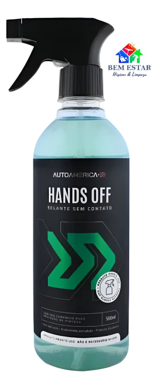 Selante sem Contato Hands Off Pronto Uso 500ML - AutoAmerica