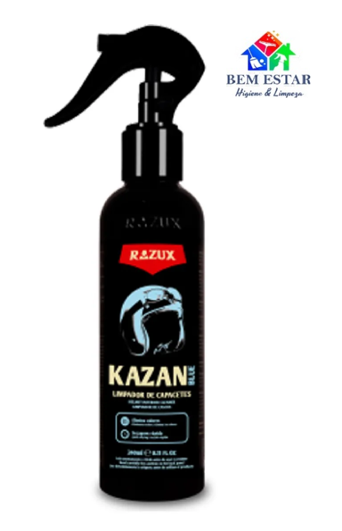 Limpa Capacete Desodorizador Elimina Odores Kazan Blue - Razux