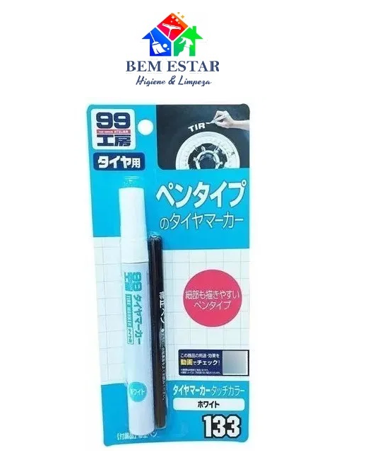 Caneta Branca Para Pneu Tire Marker White - Soft99