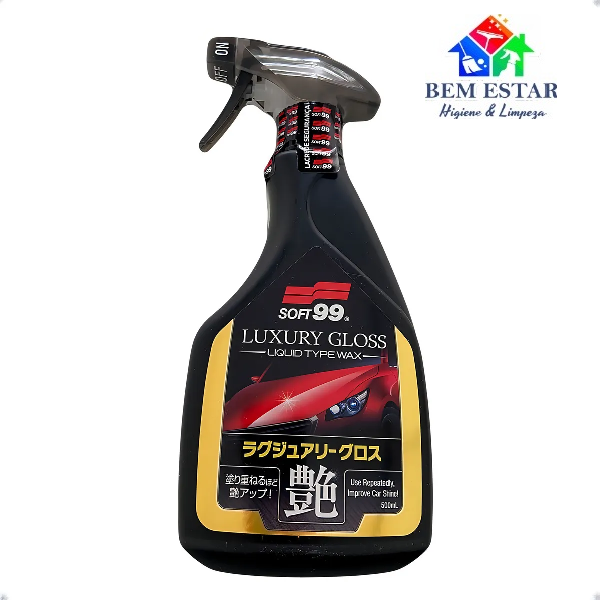 Cera Líquida Automotiva Carnaúba Luxury Gloss 500ml - Soft99