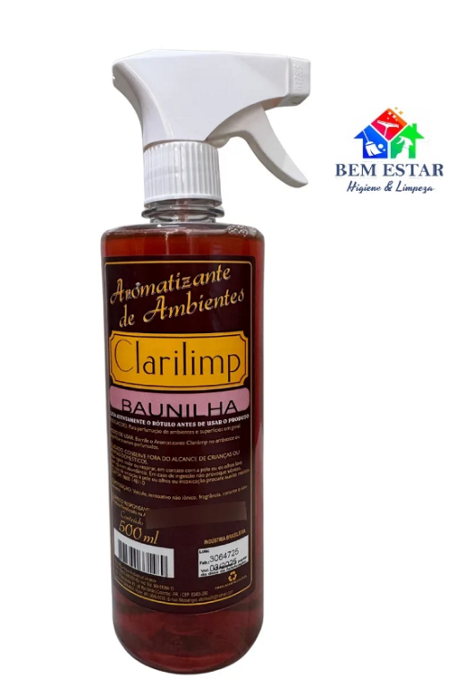Aromarizador Baunilha 500ml - Clarilimp