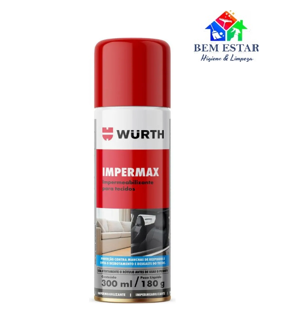 Spray Impermeabilizante para Tecidos e Estofados Impermax - Wurth