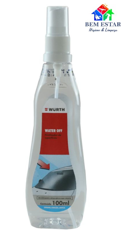 Cristalizador de Vidros Water Off 100 ml - Wurth