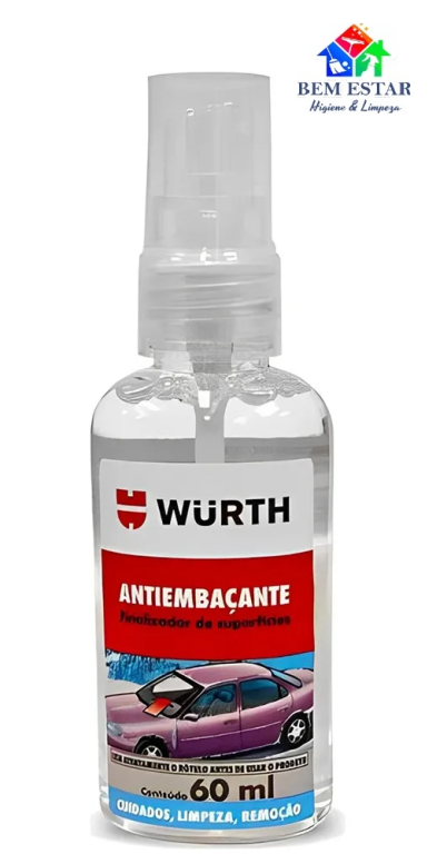 Antiembaçante para Vidros 60ml - Wurth