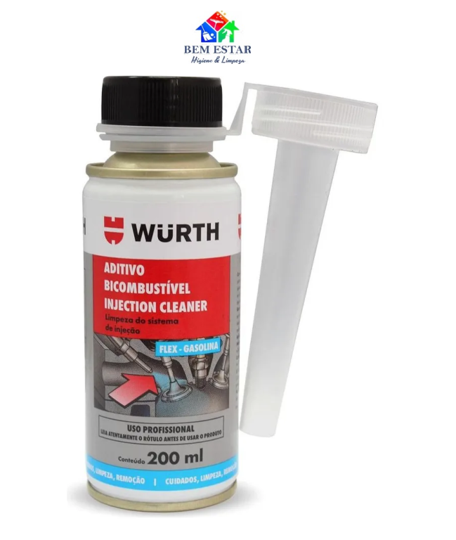 Aditivo Bicombustível Injection Cleaner 200ml - Wurth