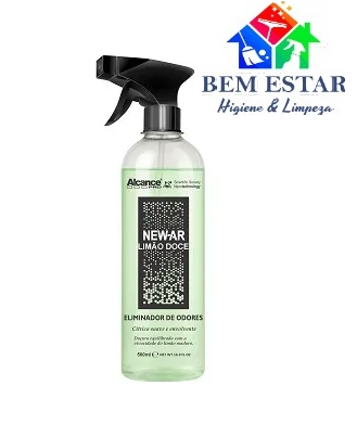 Eliminador De Odores New-Ar Limão Doce 500ml - Alcance Pro