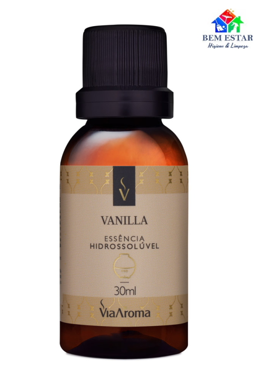 Essência Hidrossolúvel Vanilla -  Via Aroma - 30ml