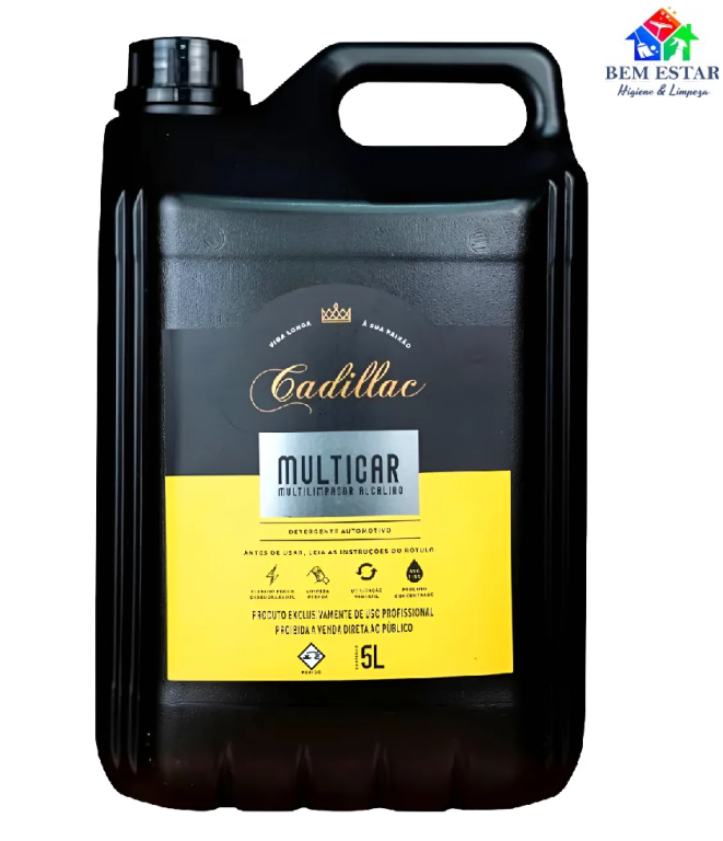Limpador Multilimpador Automotivo Multicar 5 Litros - Cadillac