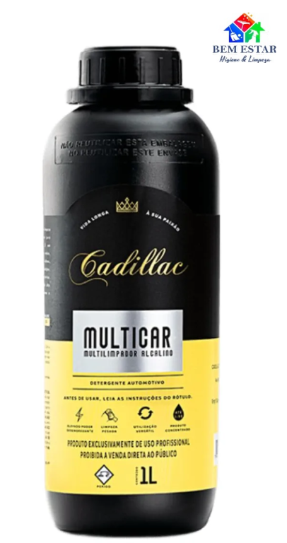 Limpador Multilimpador Automotivo Multicar 1 Litro - Cadillac