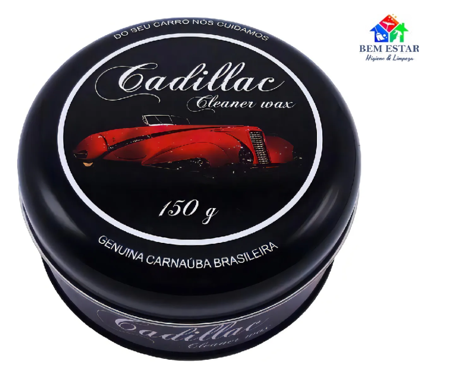 Cera Limpadora Cleaner Wax Brilho Intenso 150gr - Cadillac