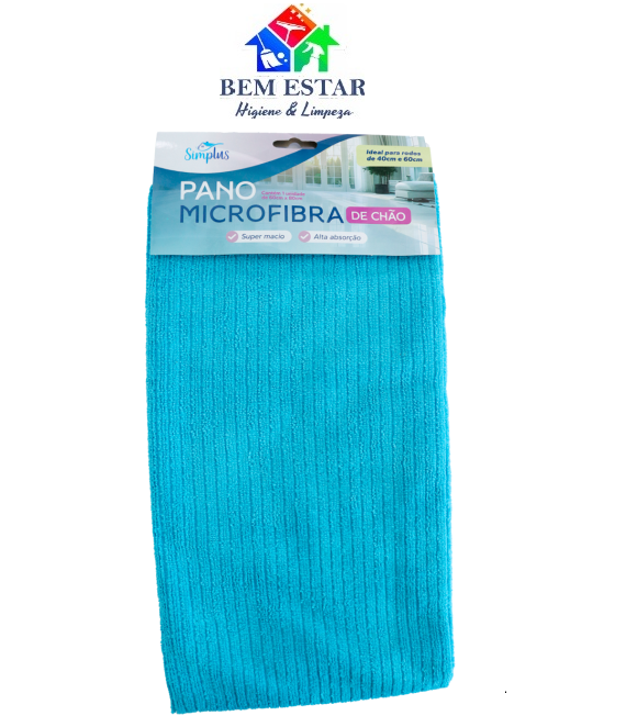 Pano Microfibra de Chão 60x80 - Simplus