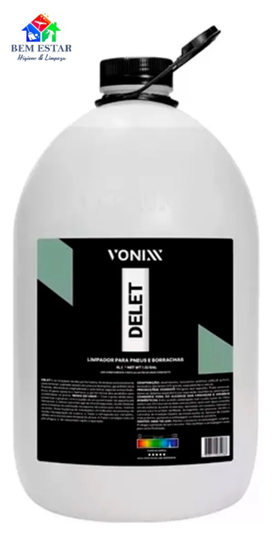 Limpador Pneus e Borrachas Delet 5L - Vonixx