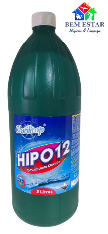 Hipoclorito Hipo12 12% 2 Litros - Clarilimp
