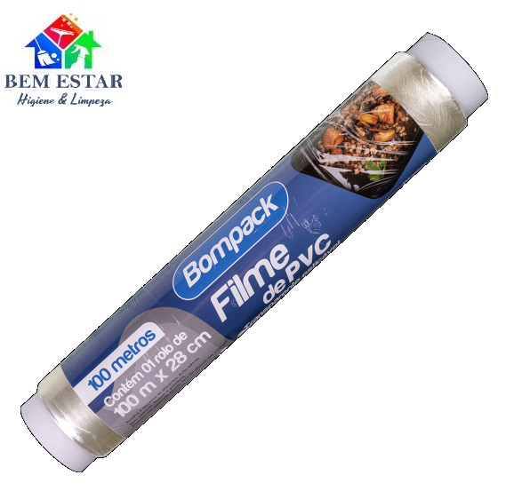 Filme PVC  28cm x 100m  - Bompack