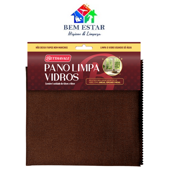 Pano Limpa Vidros 40x40cm - Betthavale