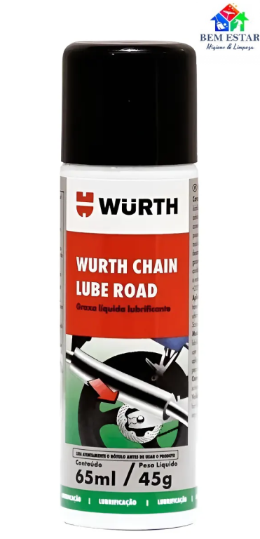 Graxa Spray Lubrificante Chain Lube Road 65ml  - Wurth