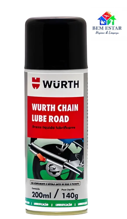 Graxa Spray Lubrificante Chain Lube Road 200ml - Wurth